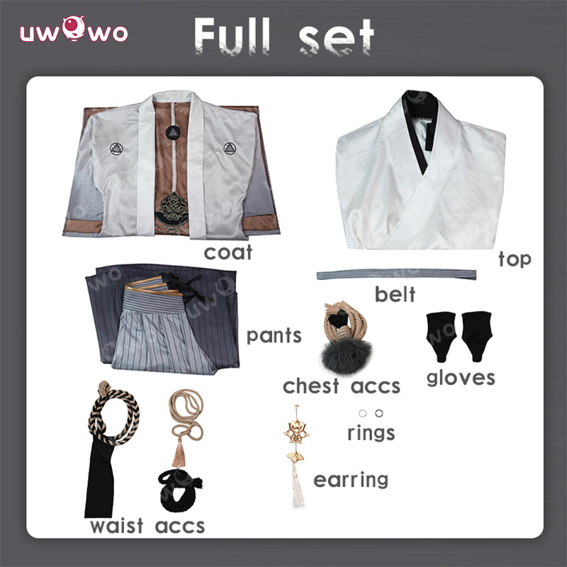 Uwowo Collab Series: Horror Game Fox Man Mask Kimono Cosplay Costume  XS-3XL