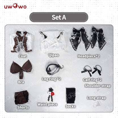S-3XL INSTOCK Uwowo Azur Lane Formidable Still Illustration Ver. Cheongsam Boudoir Cosplay Costume S-3XL