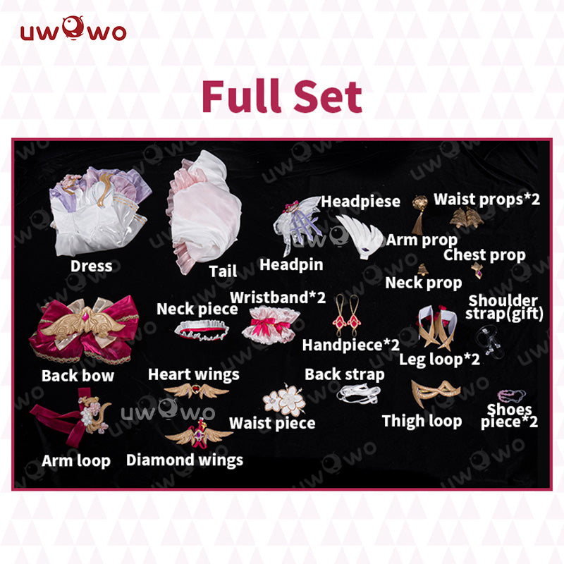 MARCH PRESALE CONFIRMED Uwowo Game Honkai Impact 3: Elysia Fanart Seraphic Bloom Cosplay Costume