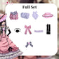 Uwowo Collab Series: Anime Black Butler Robin Ciel Pink Gown Cospaly Costume