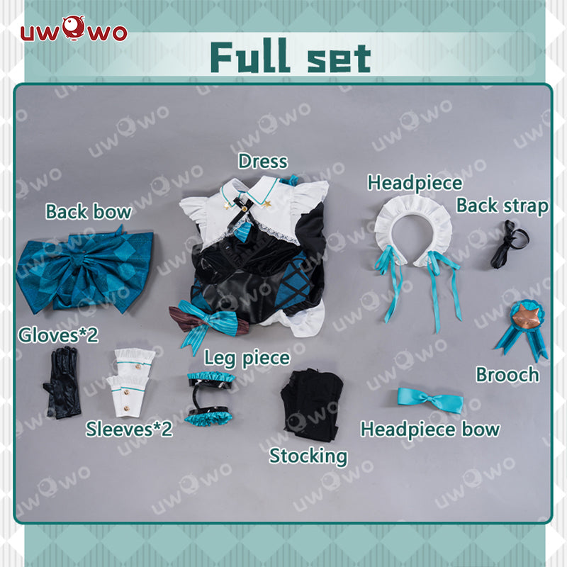 [Last Batch]【In Stock】Uwowo Genshin Impact Fanart Lynette Maid Fontaine Cospaly Costume