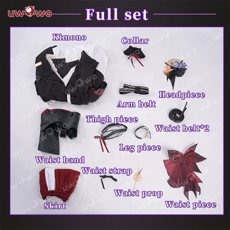 【Pre-sale】Uwowo Genshin Impact Baal Raiden Shogun Detective Fanart Casual Cosplay Costume S-3XL