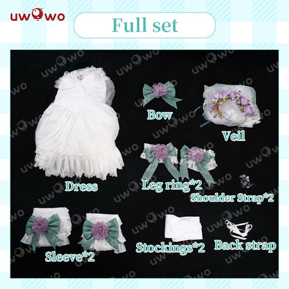 [Last Batch] INSTOCK-Uwowo Chobits Chii Wedding Dress Cosplay Costume