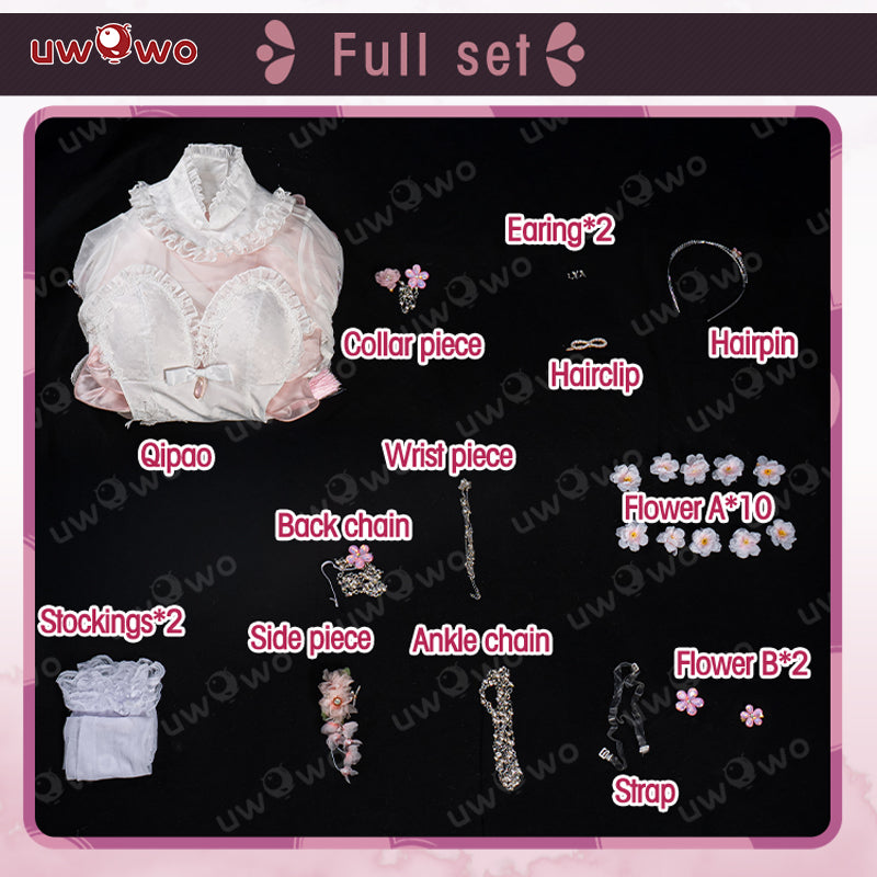 S-3XL Uwowo Game NIKKE Dorothy Feast on Peachland Chinese Style Dress Cosplay Costume