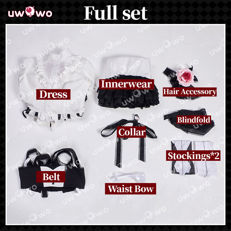 Uwowo Collab Series: Project Sekaii Akiyamaa Mizukii Mizuu5 Maid Cosplay Costume