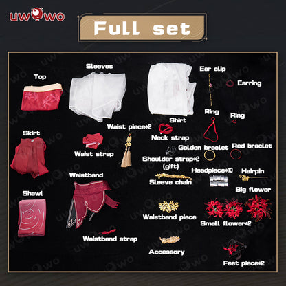 Uwowo Game Phrolova Chinese Hanfu Style Fanart Wuthering Waves WuWa Cosplay Costume