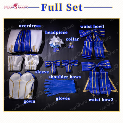 Uwowo Collab Series: Fate/Grand Order FGO Arcueid MoonCancer Stage 3 "Princess" Cosplay Costume XS-XL