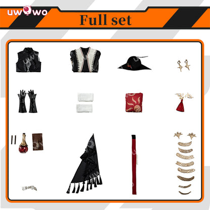 Uwowo Collab Series: Game Arknights Exusiai The Legend Seeker Cosplay Costume S-XL