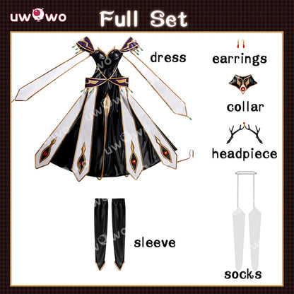 Uwowo Collab Series Anime Code Geass: C.C. CC Empress Ver. Cosplay Costume