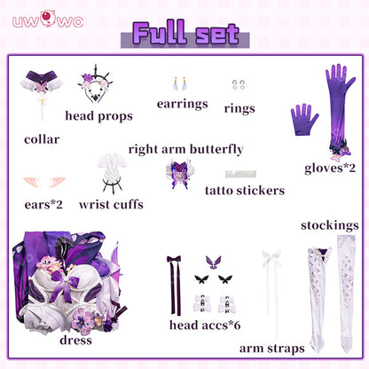 Uwowo Collab Series: Honkai: Star Rail Castorice Cosplay Costume XS-XXL