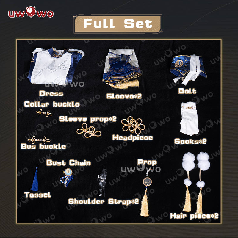 【Pre-sale】Uwowo Game Iuno Chinese Style Dress Wuthering Waves WuWa Cosplay Costume