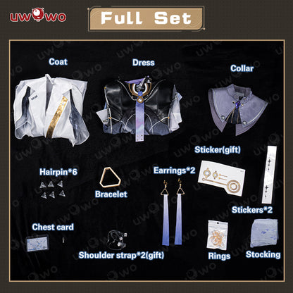 Uwowo Game Wuthering Waves Mornye WuWa Cosplay Costume S-3XL