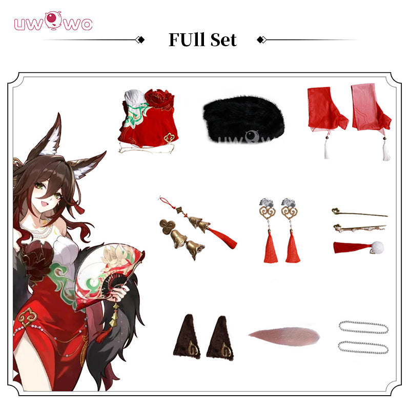 Uwowo Collab Series: Honkai: Star Rail Tingyun New Year Collab Gown Cosplay Costumes