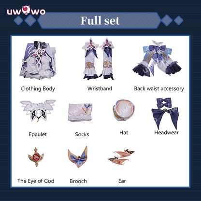 Uwowo Collab Series: Genshin Impact Nicole Reeyn 'N' Hexenzirkel Cosplay Costume S-3XL