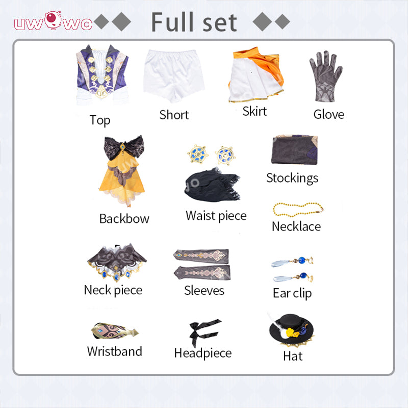 Uwowo Collab Series: Genshin Impact Navia Fontaine Cospaly Costume
