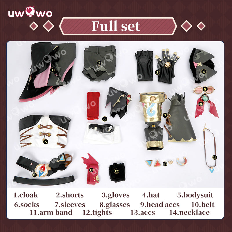 Uwowo Collab Series: Genshin Impact Jahoda Song of the Welkin Moon Cosplay Costume XS-2XL