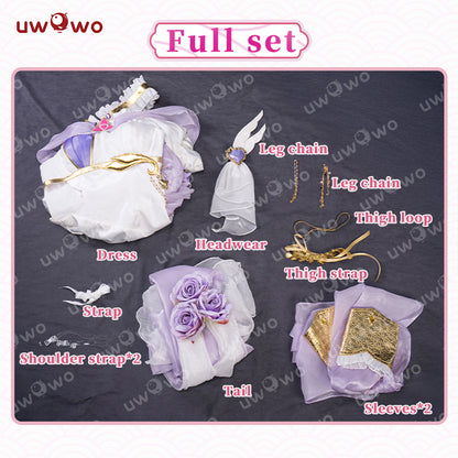 Uwowo Honkai Impact 3: Elysia Gown Fanart Cosplay Costume