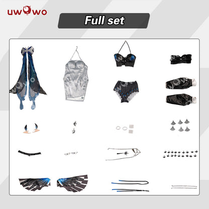 Uwowo Collab Series: Game Zenless Zone Zero/ZZZ Velina Shade of Leisure Cosplay Costume S-XL