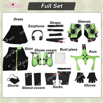 Uwowo Collab Series: Game Zenless Zone Zero/ZZZ Anby Demara Cosplay Costume