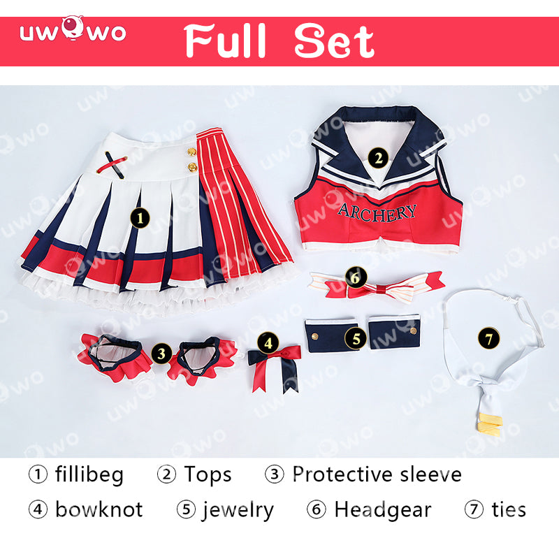 Uwowo Collab Series: Love Live ! Cheerleader Unawaken Cheer Girl Nishikino Maki Cosplay Costume