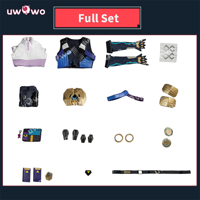 Uwowo Collab Series: Game Valorant Neon Cosplay Costume S-XL