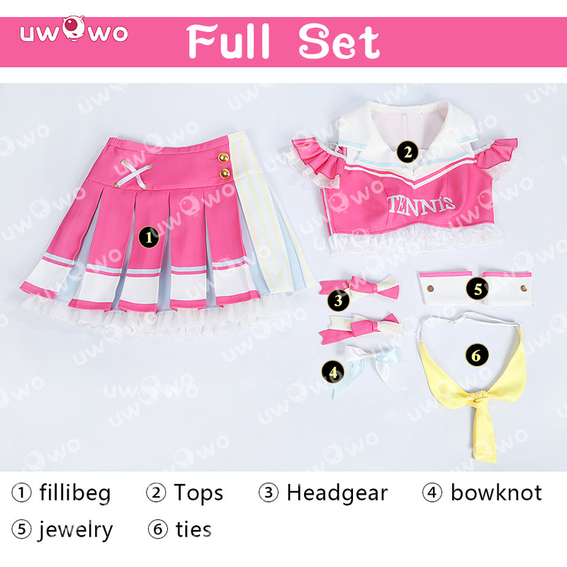 Uwowo Collab Series: Love Live ! Cheerleader Unawaken Cheer Girl Yazawa Nico Cosplay Costume