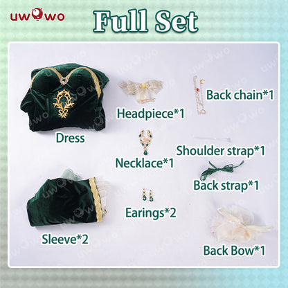 【Special Discount】S-3XL INSTOCK Uwowo Code Geass: C.C. CC Court Style Gown Cosplay Costume