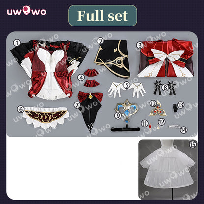 Uwowo Collab Series: Deluxe Genshin Impact Old Sandrone 'Marionette' Long Skirt Cosplay Costume S-XL