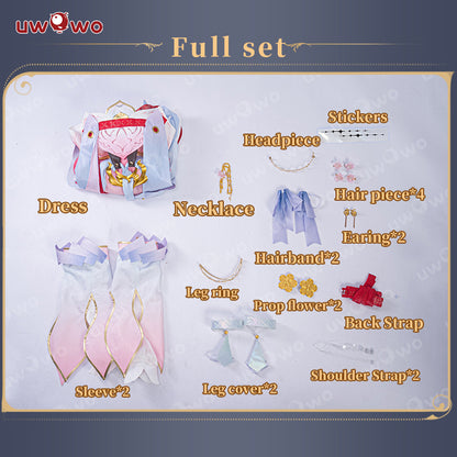 INSTOCK-Uwowo Game Wuthering Waves Jinhsi Peach Blossom Cosplay Costume