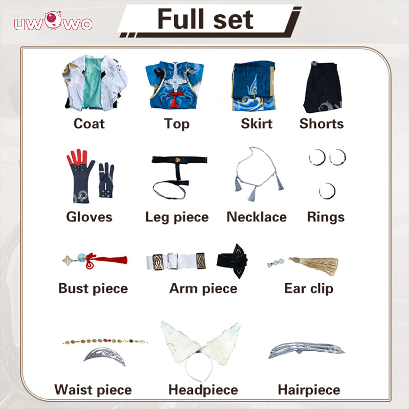 Uwowo Collab Series: Game Honkai: Star Rail Feixiao Cosplay Costume