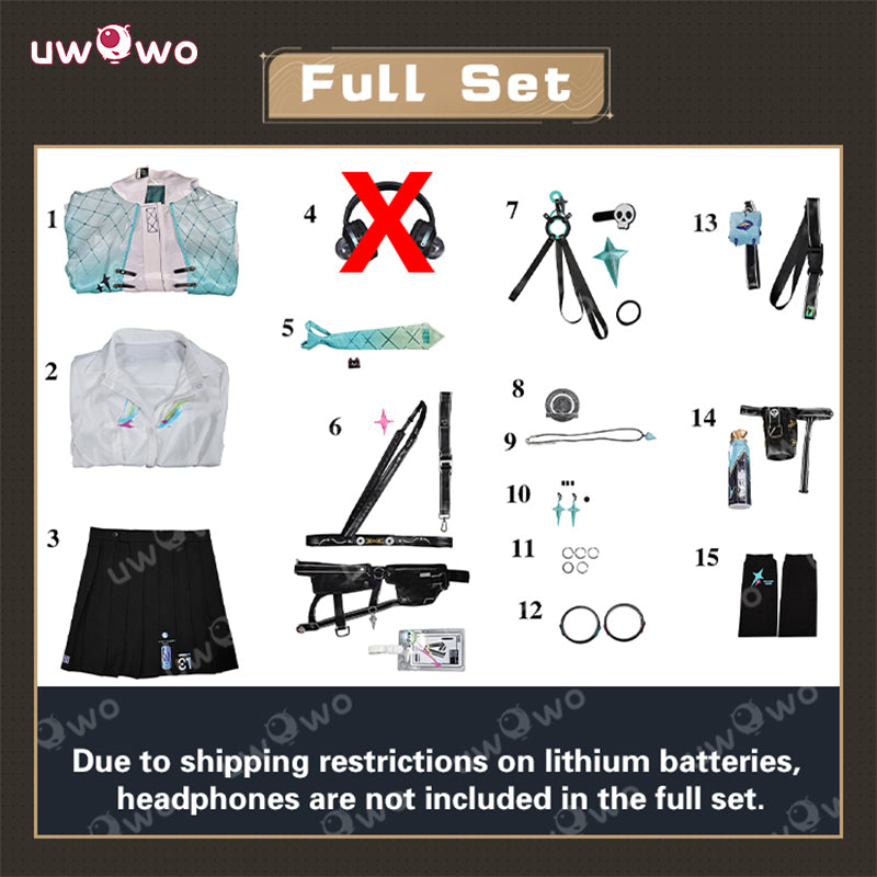 Uwowo Collab Series: Lynae Game Wuthering Waves WuWa Cosplay Costume S-2XL
