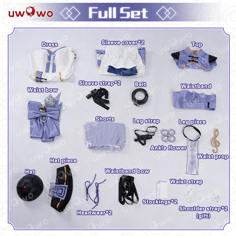 【Pre-sale】Uwowo Game Honkai Star Rail Fanart Robin Jiangshi Chinese Zombie Cosplay Costume