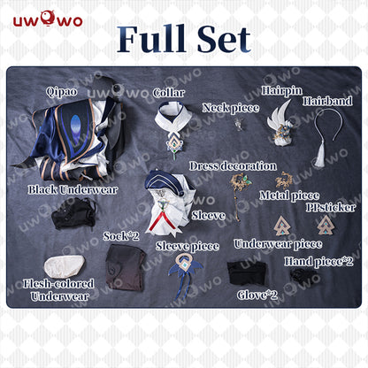 [Last Batch]【In Stock】Uwowo Azur Lane Chen Hai Chenhai Retrofit 18+ Sexy Gown Cosplay Costume