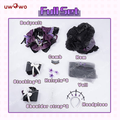 S-3XL Uwowo Honkai: Star Rail Castorice Bride Fanart Cosplay Costume