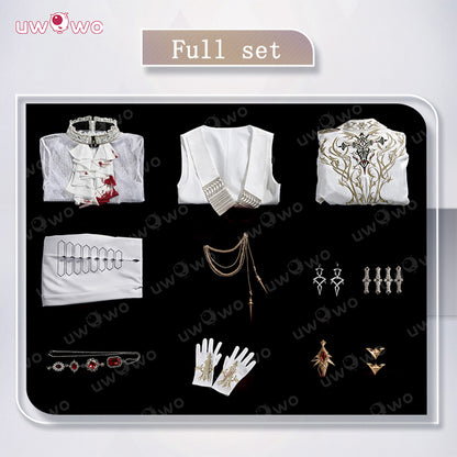 Uwowo Collab Series: Love and Deepspace Sylus Silverwing Fiend Cosplay Costume S-2XL