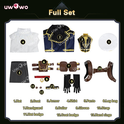 Uwowo Collab Series:Game Season 2 Female Cosplay Costume