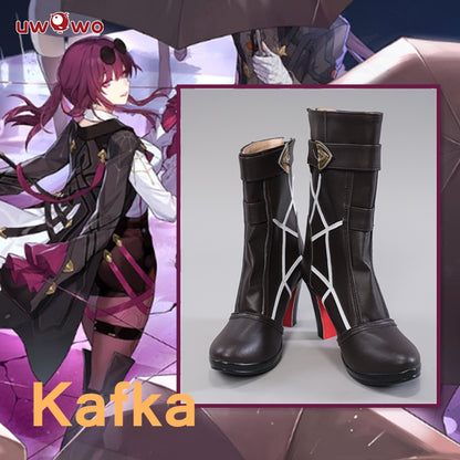 Uwowo Honkai Star Rail Kafka Stellaron Hunters HSR Nihility Cosplay Shoes Boots