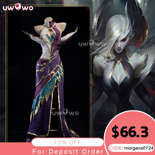 Uwowo Collab Series:  League of Legends/LOL: Coven Morgana Cosplay Costume