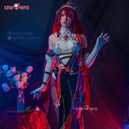 【In Stock】Uwowo Game Genshin Impact Cosplay Rosaria Thorny Benevolence Cosplay Costume