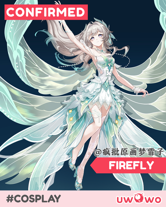 CONFIRMED Uwowo Honkai Star Rail Firefly Luminous Gown Fanart Cosplay Costume