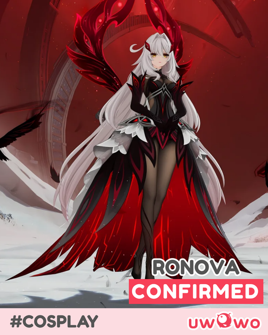 CONFIRMED Uwowo Genshin Impact Ronova Ruler of Death Cosplay Costume S-3XL
