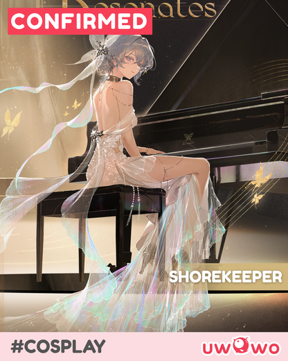 PRESALE SOON CONFIRMED Uwowo Game Wuthering Waves Shorekeeper All That Resonates Gown WuWa Cosplay Costume