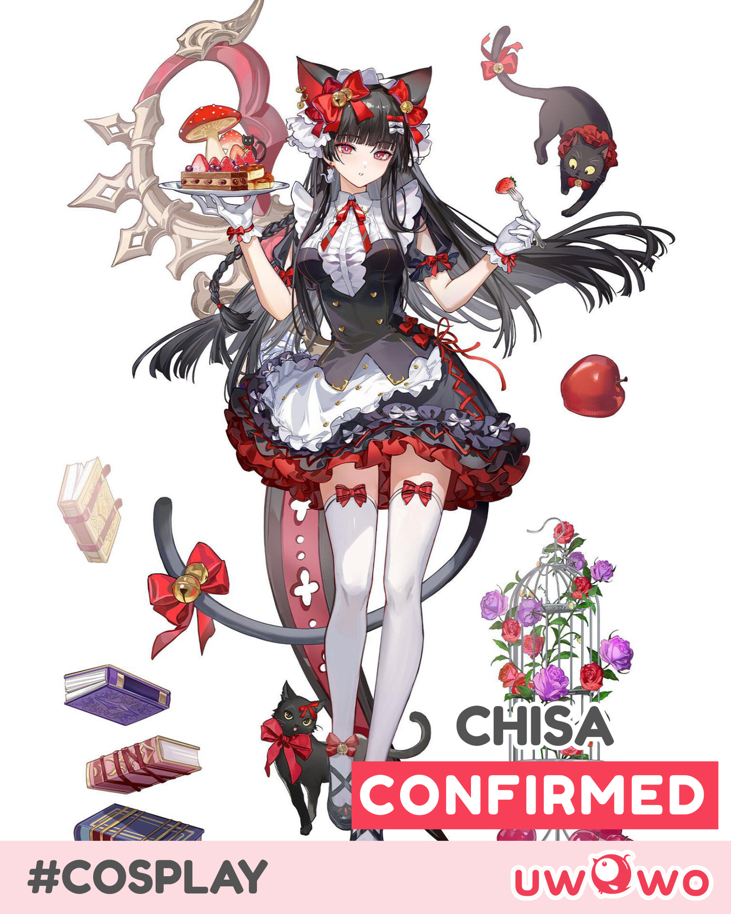 CONFIRMED Uwowo Chisa Fallen Wonderland Wuthering Waves WUWA Cosplay Costume