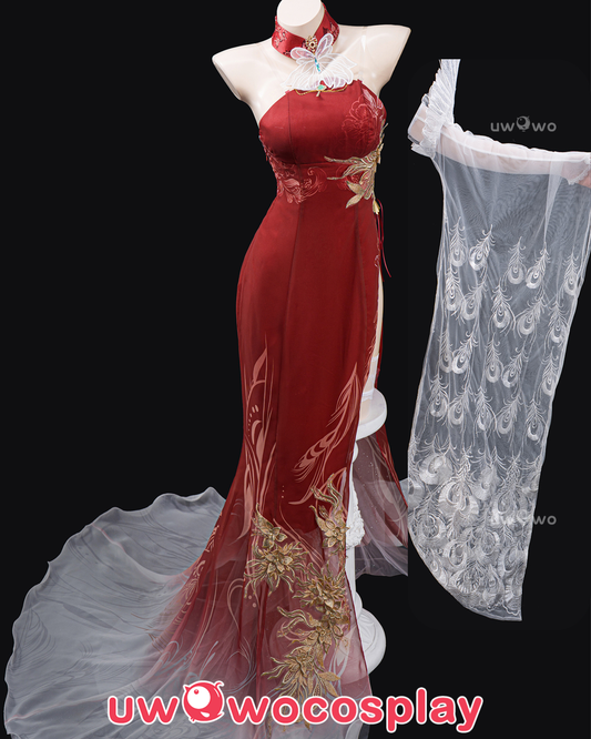 CONFIRMED Uwowo Game Azur Lane Chen Hai A Night of Passion Oath Skin Cosplay Costume