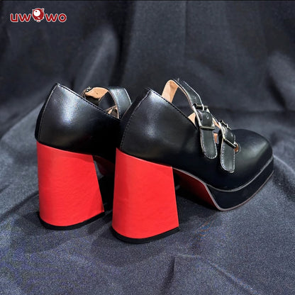 Uwowo Game Zenless Zone Zero/ZZZ Ellen Joe Maid Cosplay Shoes
