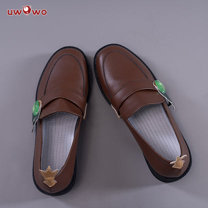 Uwowo Game Genshin Impact Venti Windborne Bard Tone-Deaf Bard Cosplay Shoes - Uwowo Cosplay