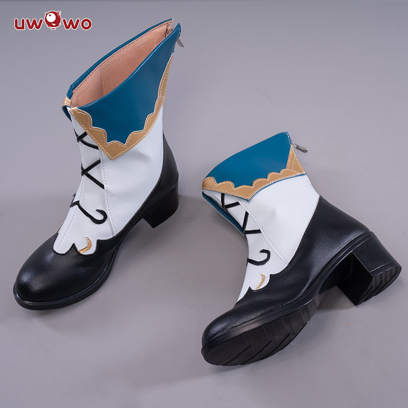 Uwowo Game Genshin Impact Barbara Shining Idol Deaconess Cosplay Shoes - Uwowo Cosplay