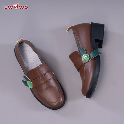 Uwowo Game Genshin Impact Venti Windborne Bard Tone-Deaf Bard Cosplay Shoes - Uwowo Cosplay