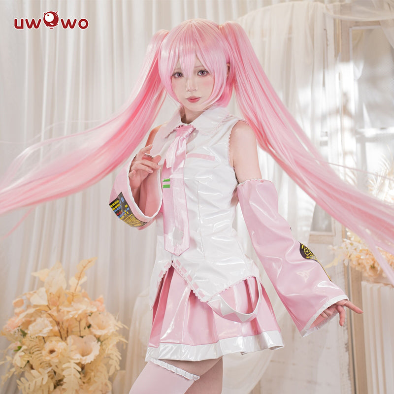 Uwowo V Singer Classic Sakura Pink Dress Cosplay Costume – Uwowo 