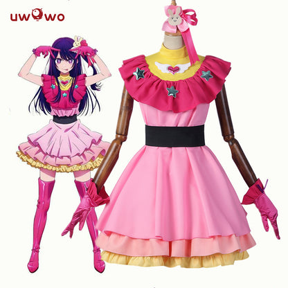 Uwowo Collab Series: Anime Oshi no Ko Cosplay Hoshino Ai Cosplay Costume Lolita Dress